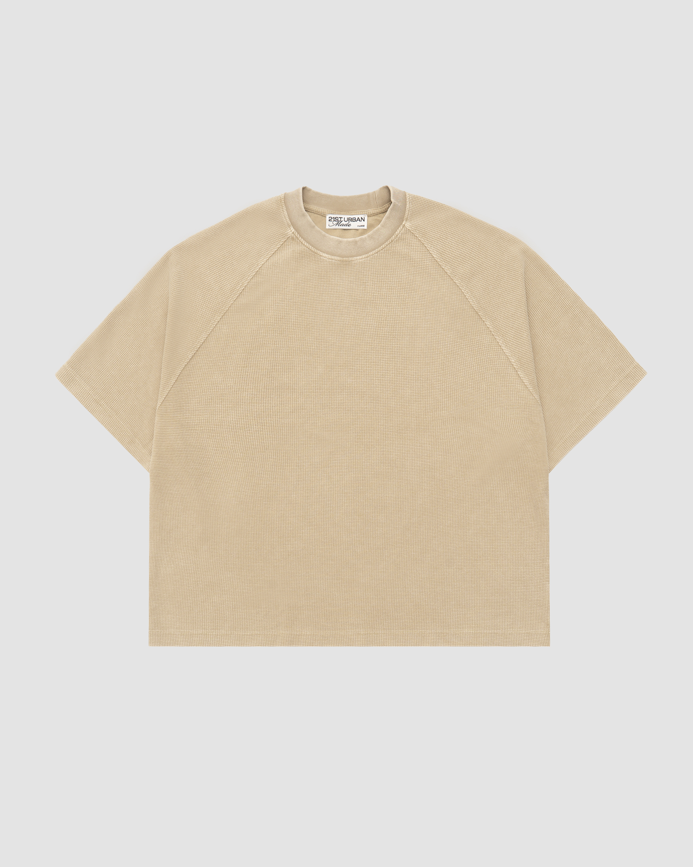21ST URBAN Beige Boxfle T-shirt