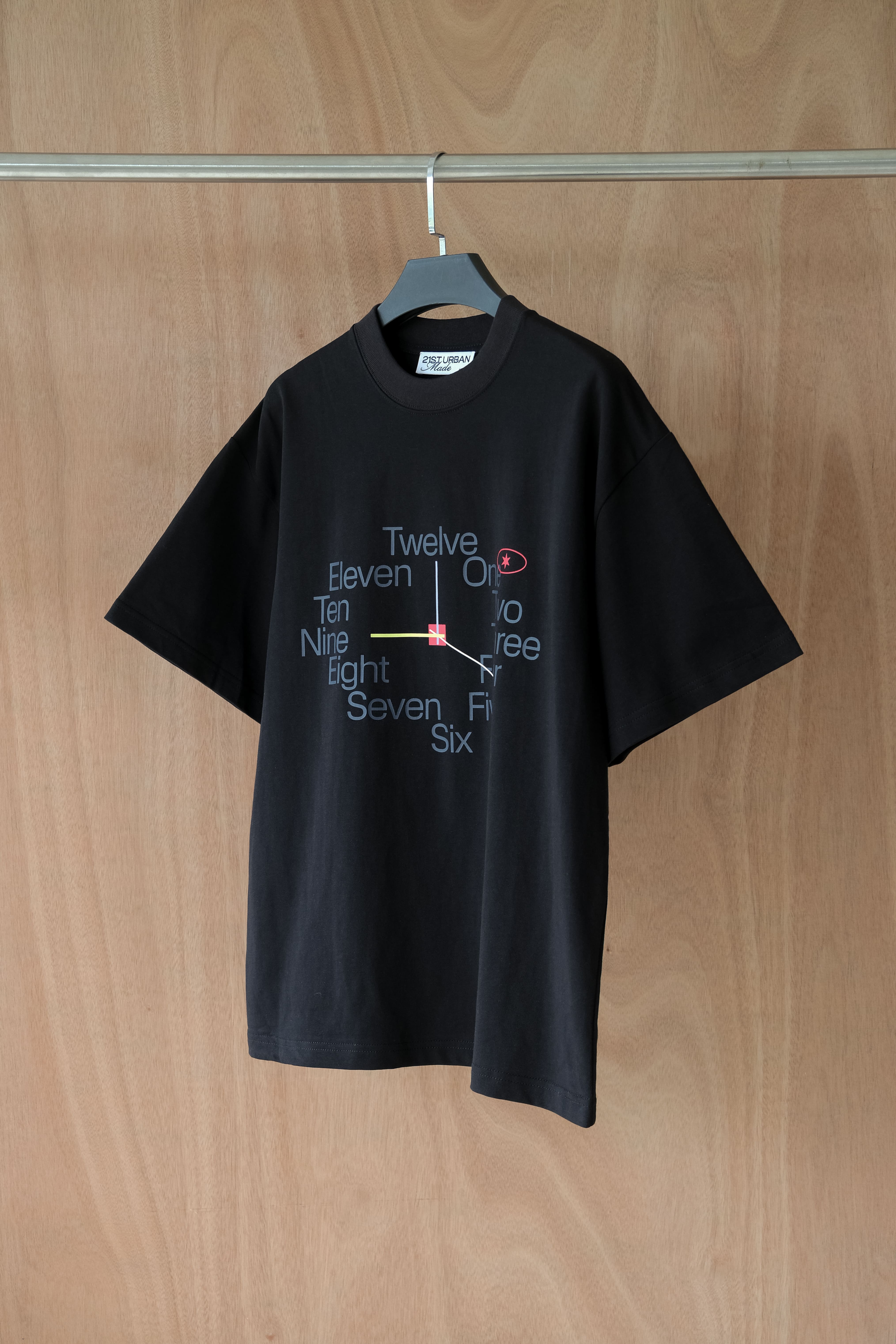 21ST URBAN Black Timer T-shirt