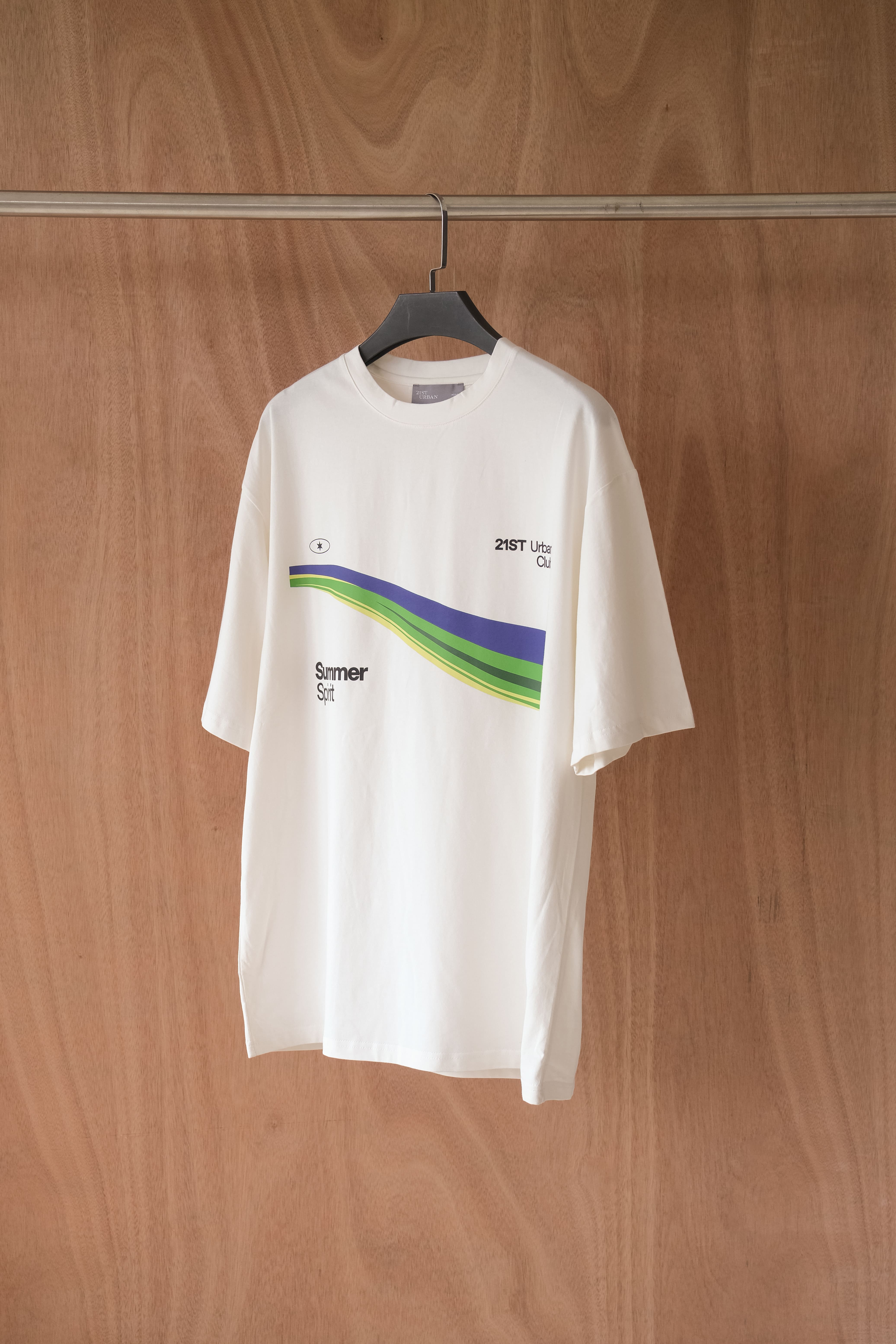 21ST URBAN White Summer Spirit T-shirt