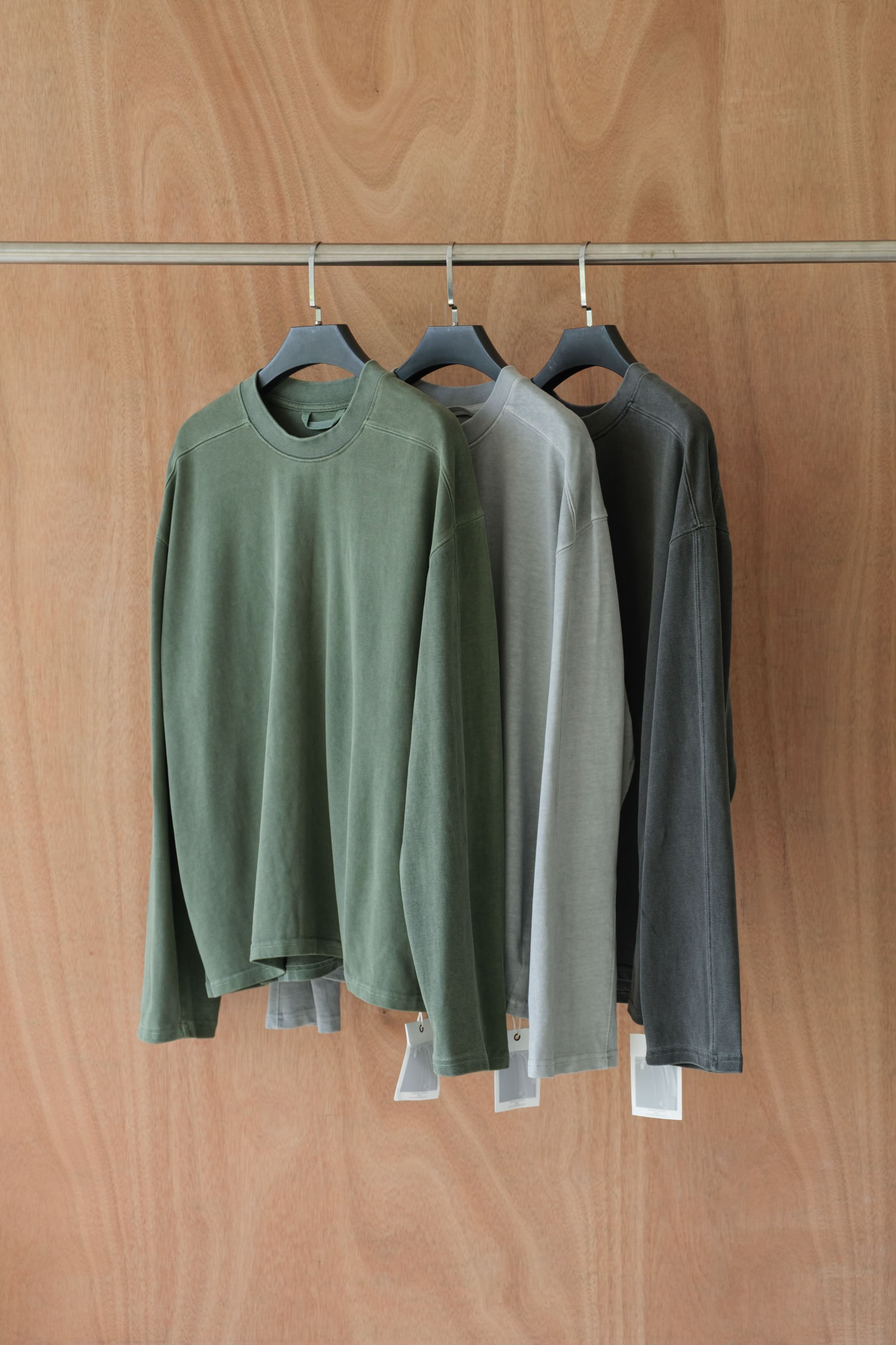 Selected Light Grey Wrangler Longsleeves