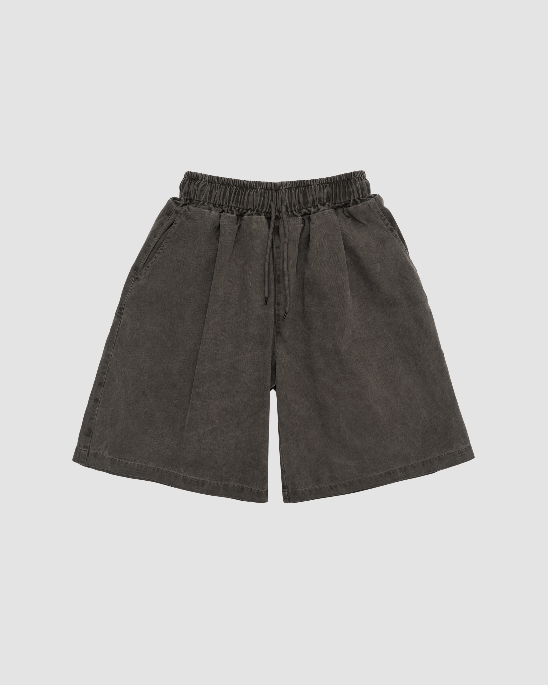 Selected Dark Grey Dying Short