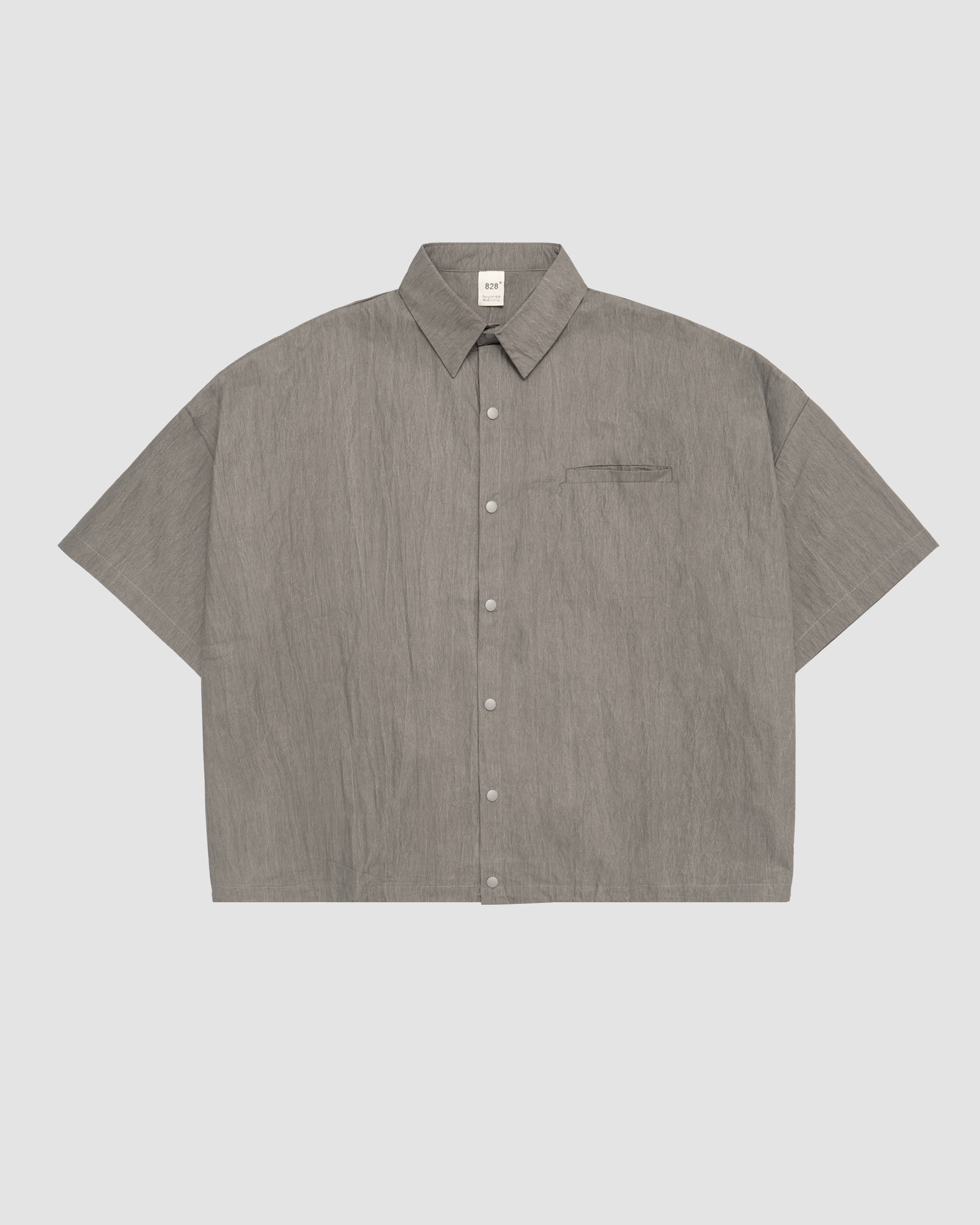Selected Light Grey Citi-boy Half Shirt