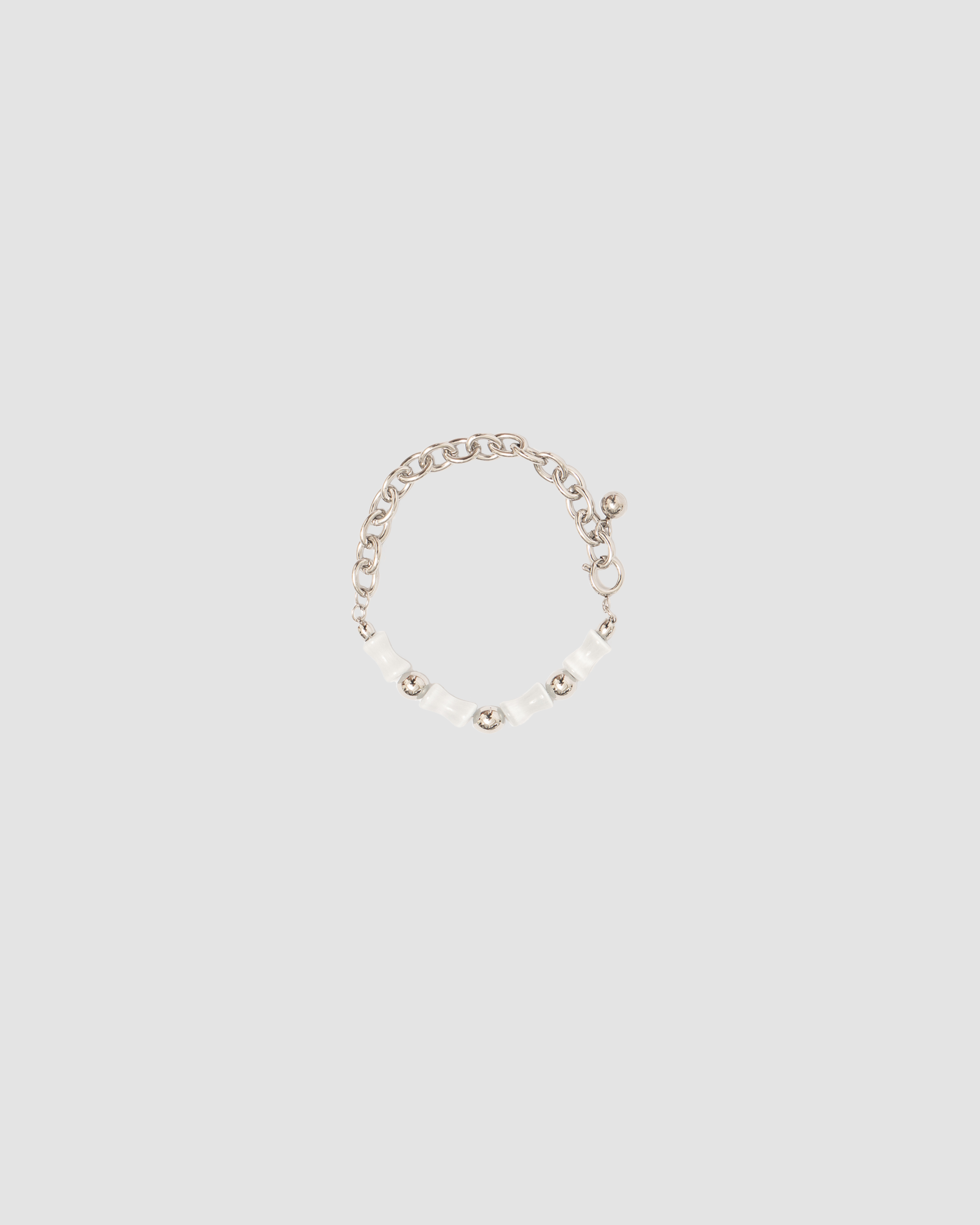 Selected White Bamboo Bracelet