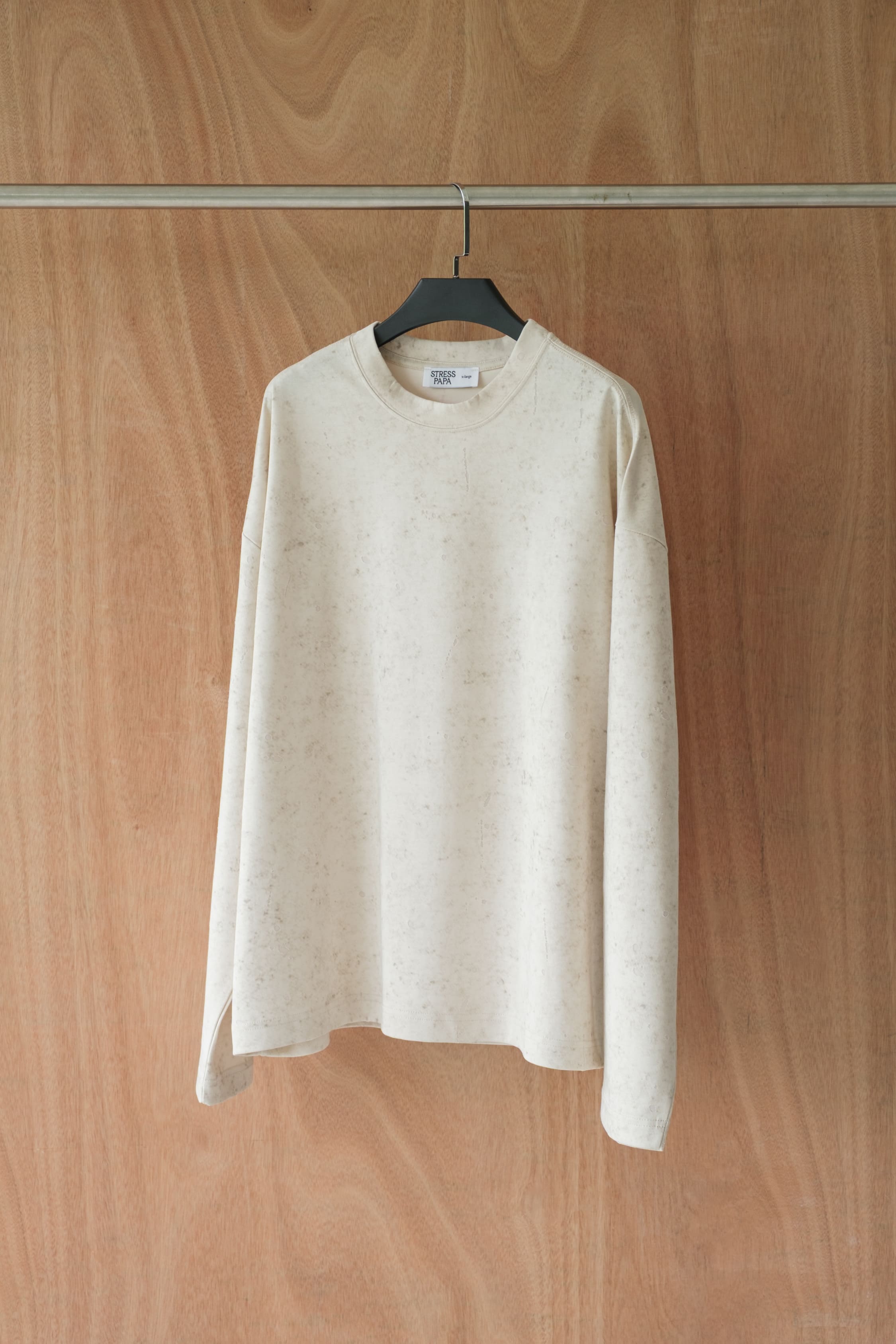 STRESS PAPA Beige Acient Longsleeves