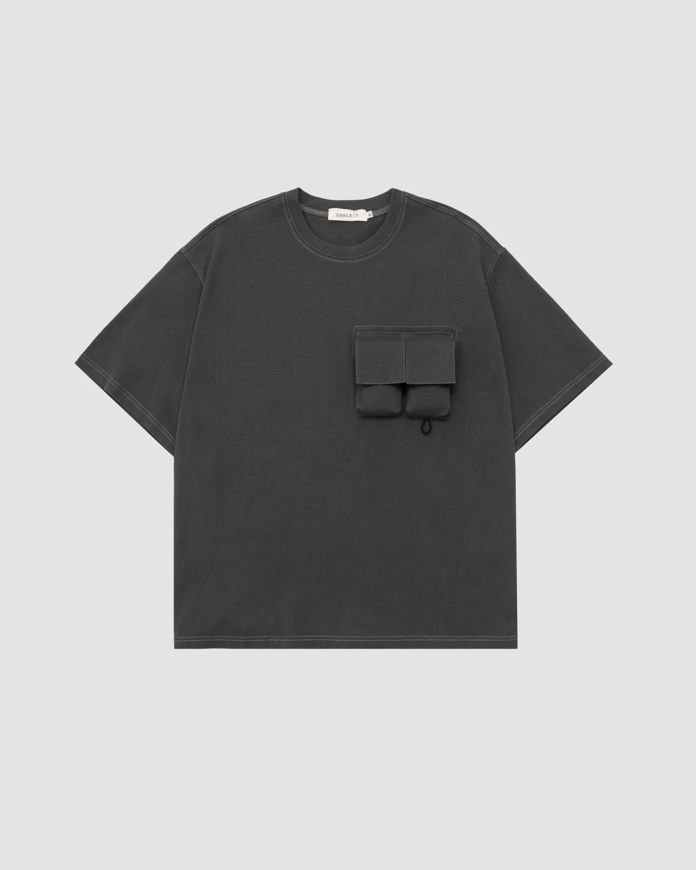 Selected Grey Tekcop T-shirt
