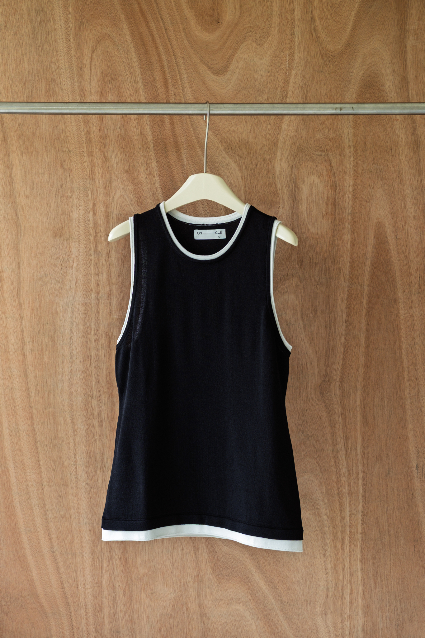UNCLÉ Black Knittle Tanktop