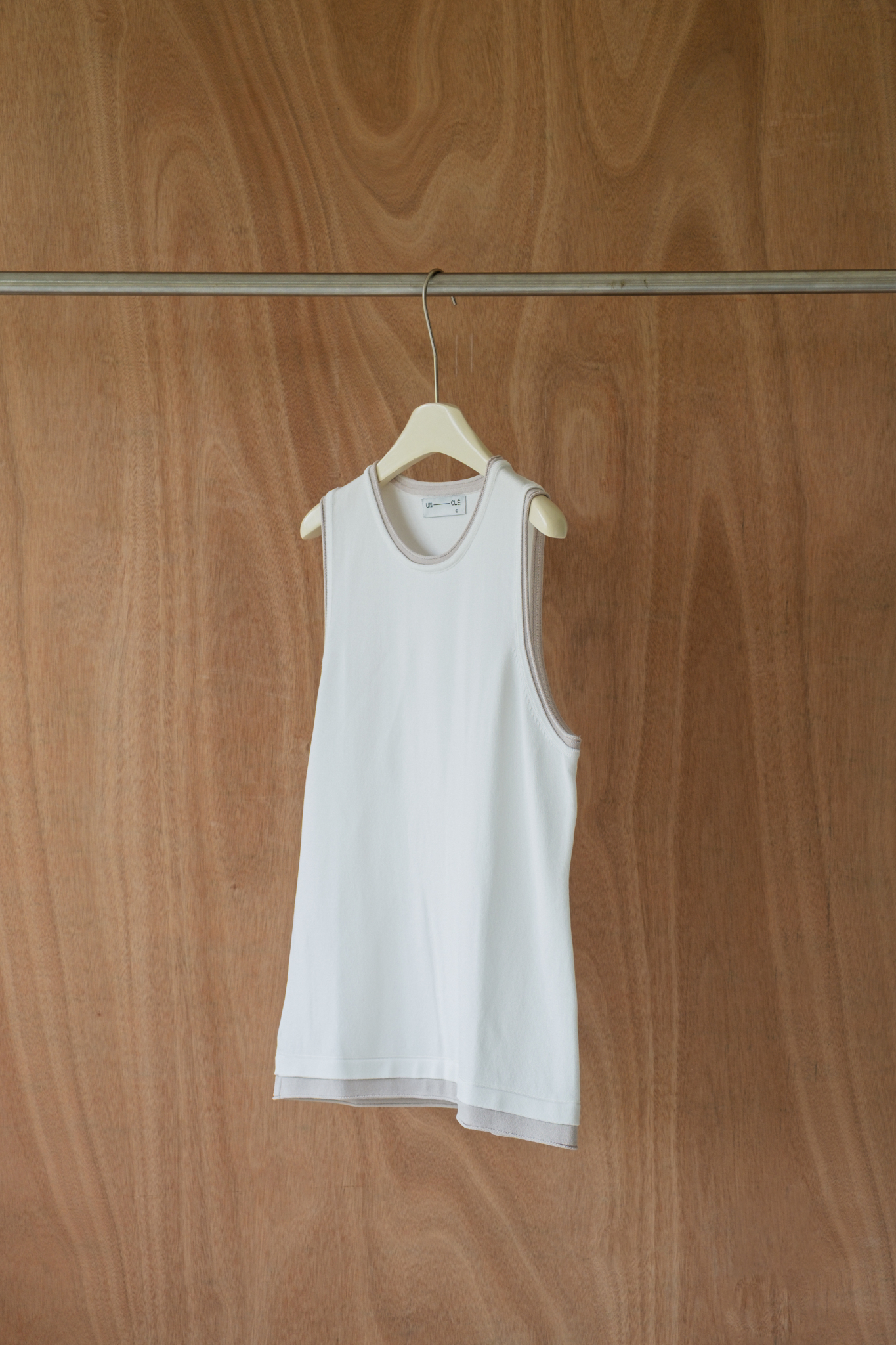 UNCLÉ White Knittle Tanktop