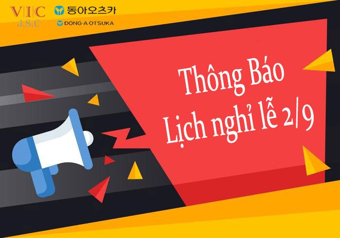 📣📣📣 THÔNG BÁO LỊCH NGHỈ LỄ 2/9