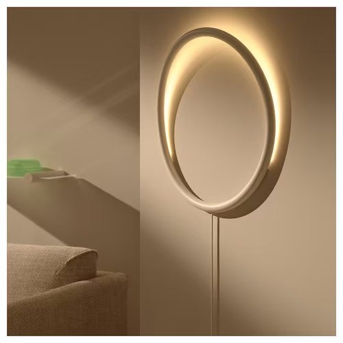 Đèn LED gắn tường VARMBLIXT tròn