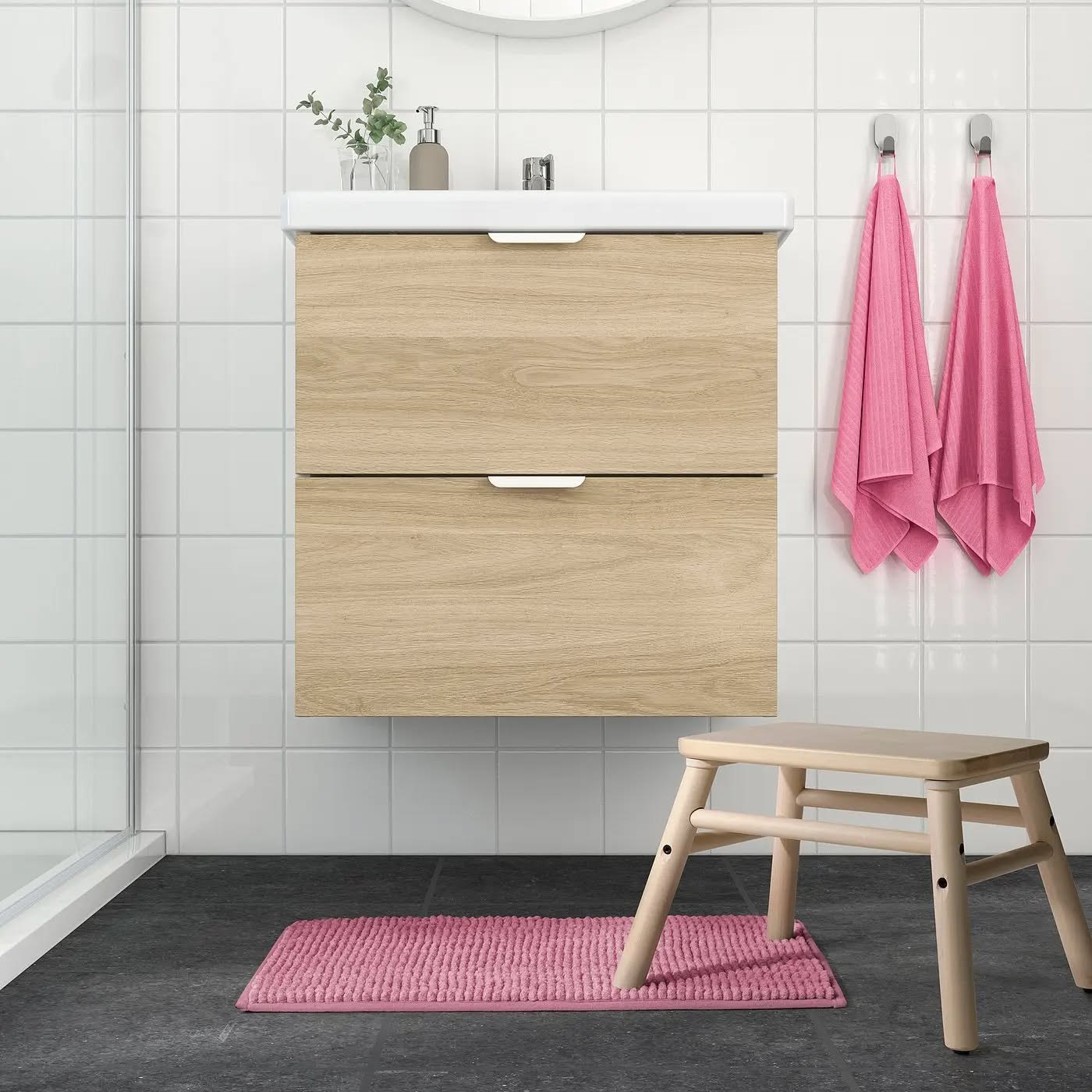Thảm TOFTBO hồng 40x60 cm