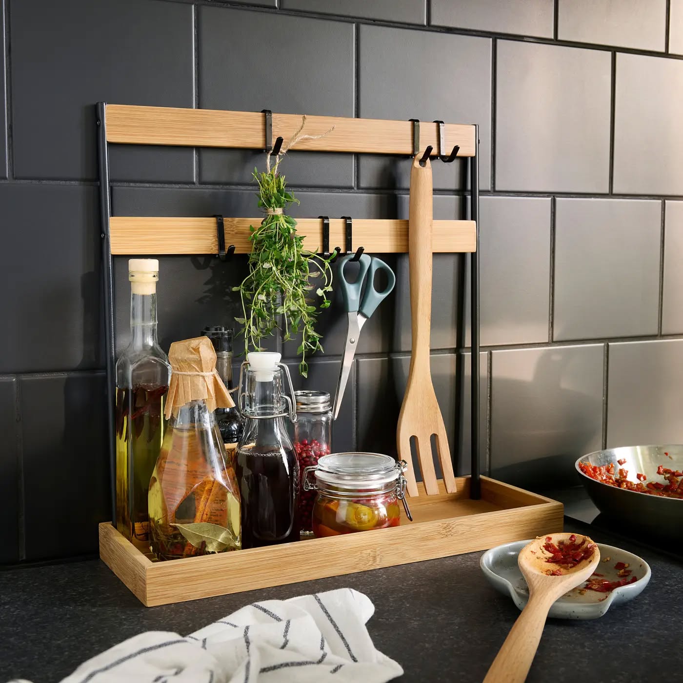 Kệ đựng dụng cụ bếp NÅLBLECKA