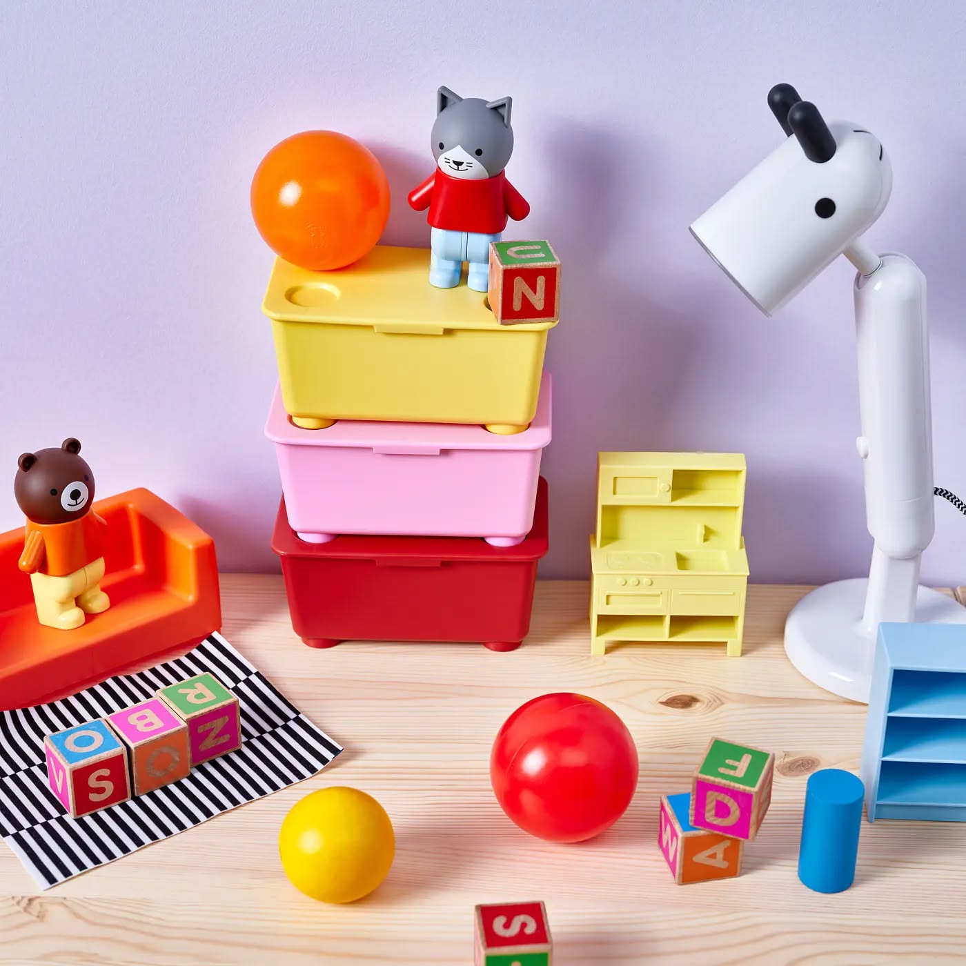Set 3 box GLIS hồng cam vàng