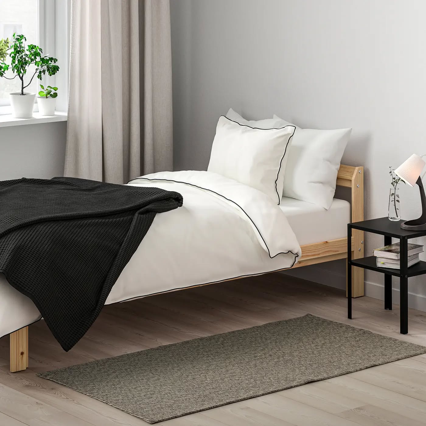 Thảm TIPHEDE 80x150 cm xám