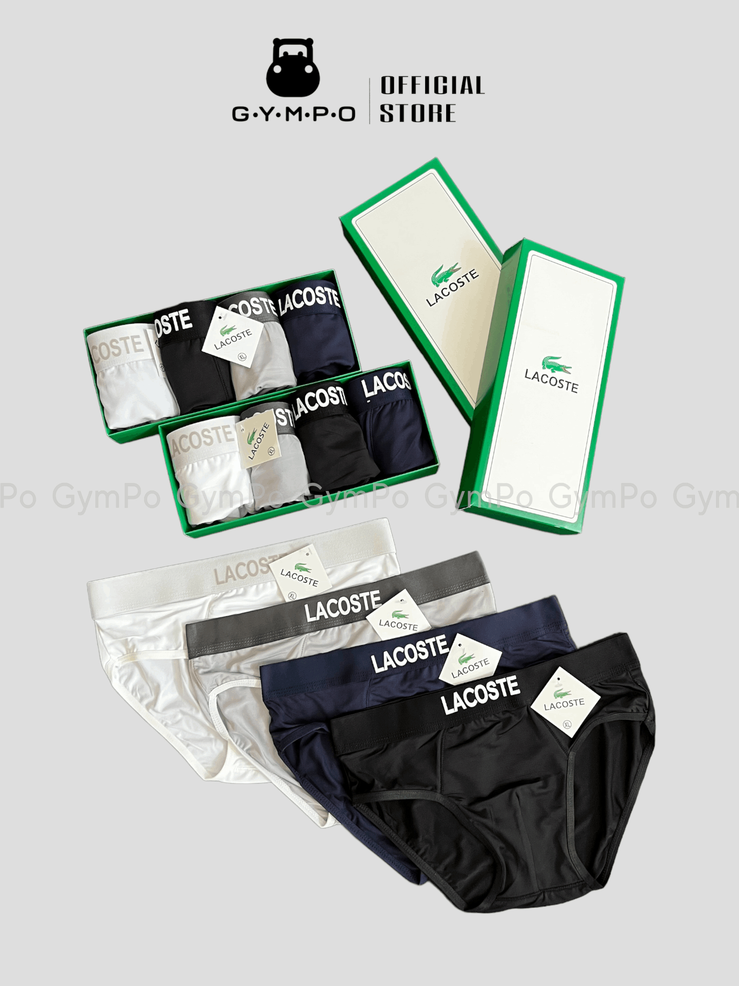 Hộp 4 Brief Lacoste