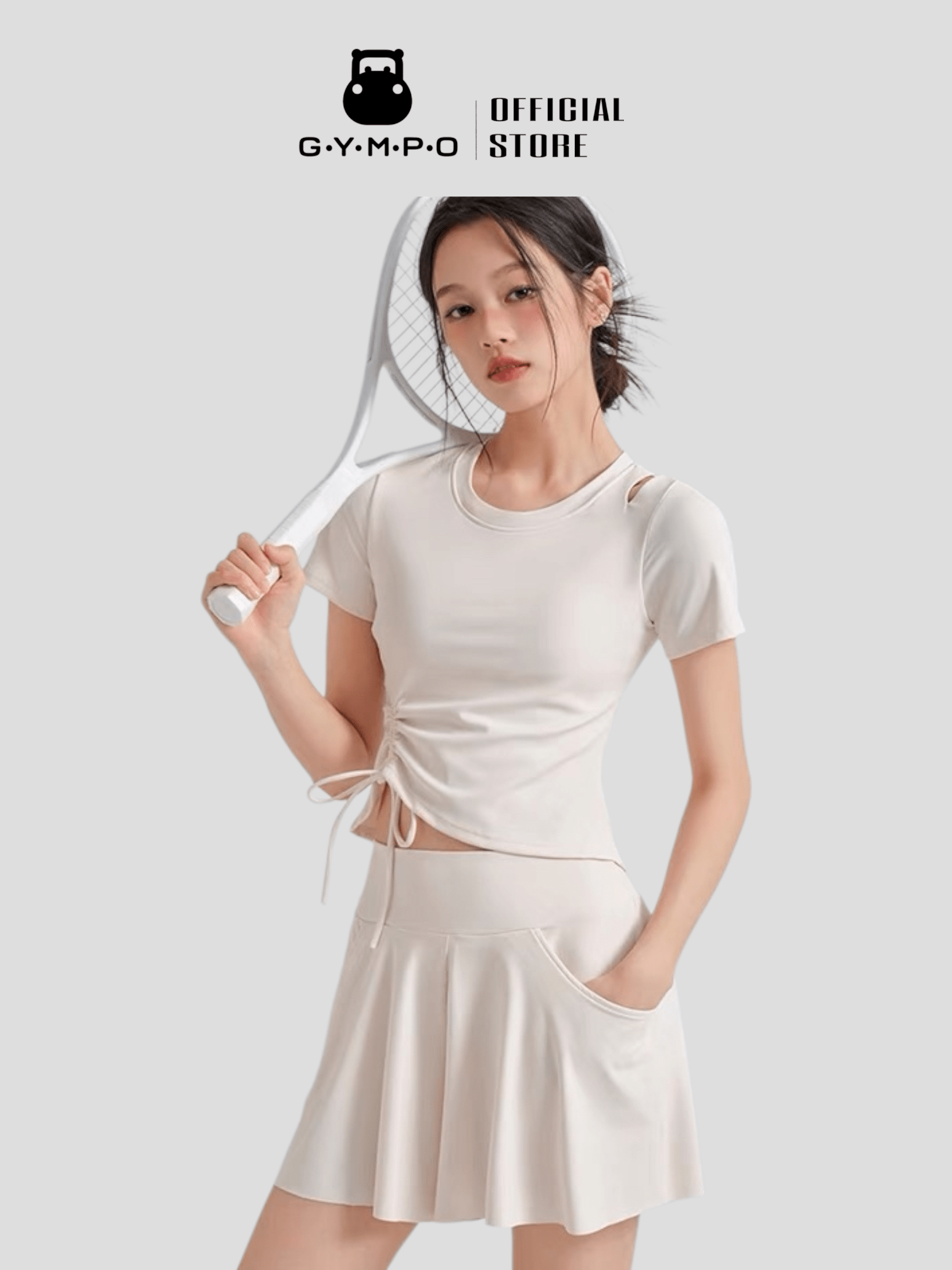 Croptop Sarah Xẻ Vai