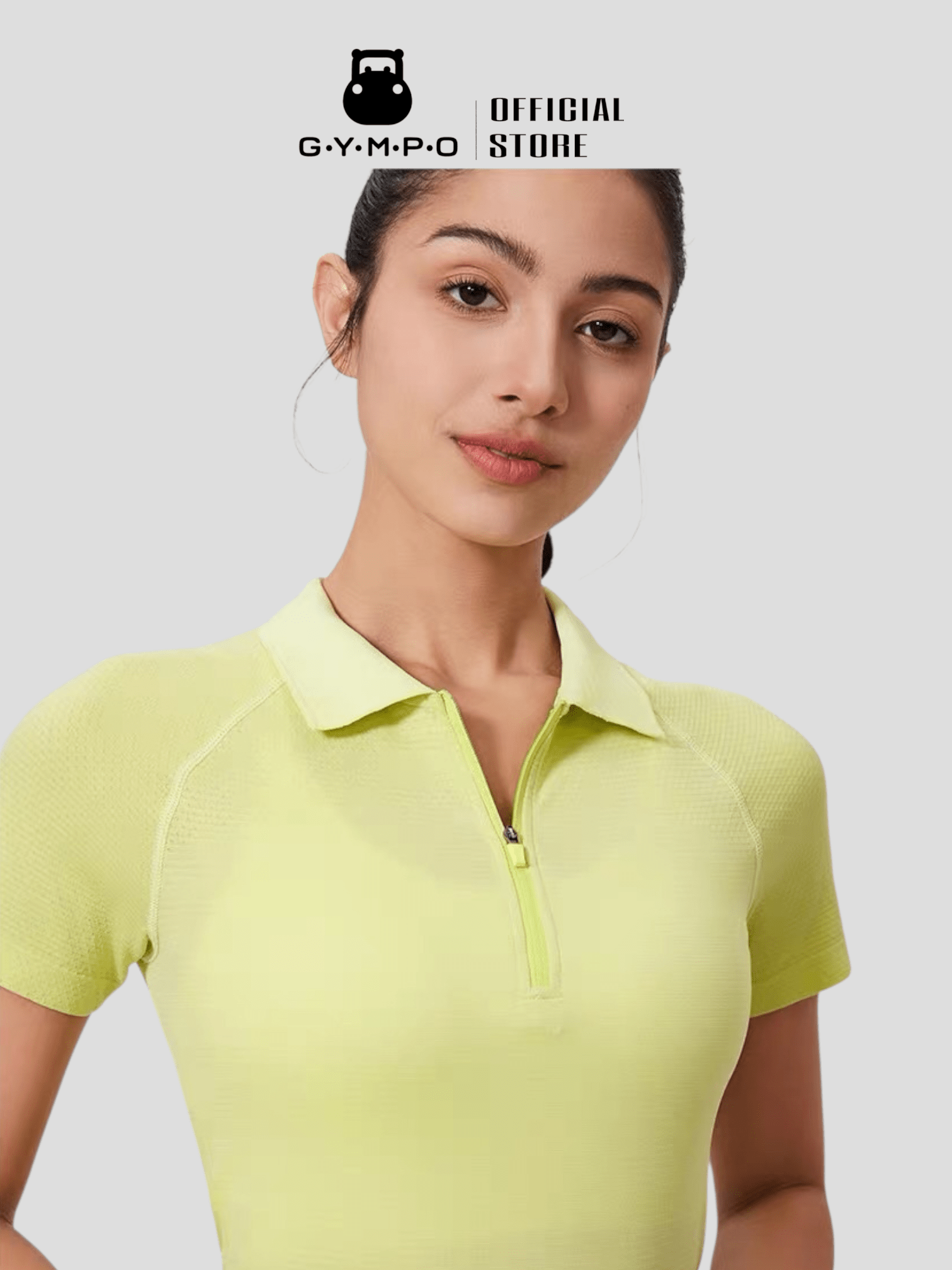 Áo Polo Zip