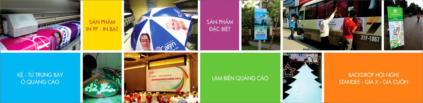 Làm biển quảng cáo tại Hà Nội, biển cửa hàng