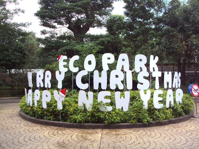 Trang trí noel tại Ecopark