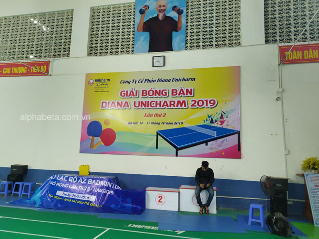 Backdrop giải bóng bàn