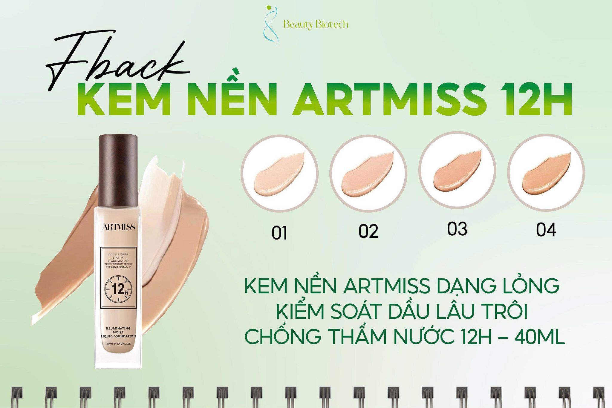 Feedback của khách hàng về kem nền Artmiss 12h dạng lỏng kiểm soát dầu lâu trôi chống thấm nước