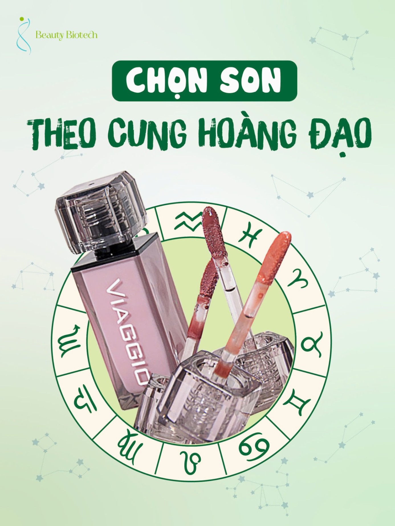 Chọn màu son phù hợp với cung hoàng đạo