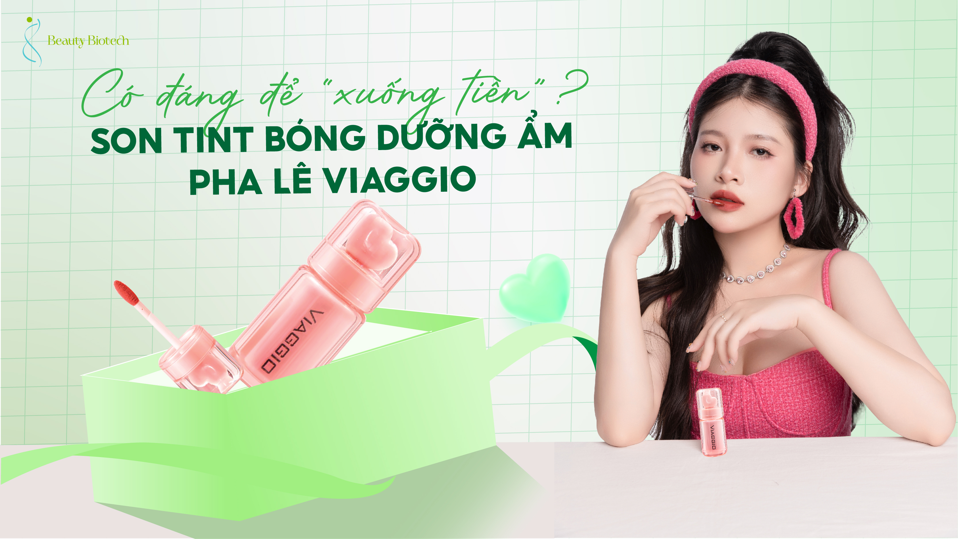 Review Son Tint Bóng Dưỡng Ẩm Pha Lê Viaggio 3.2g – Có đáng để “xuống tiền”?