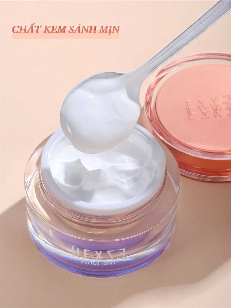 [COMBO HEXZE] Kem Dưỡng Hexze Nâng Tông Sáng Mịn, Cấp Ẩm Da 50g + Phấn Phủ Hexze Dạng Bột Mỏng Nhẹ 7g