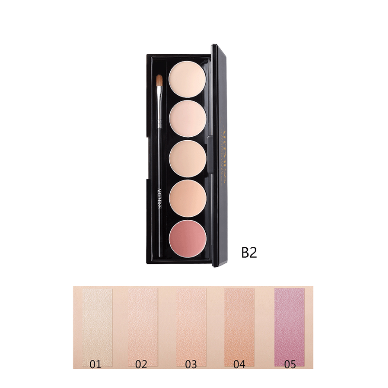 Bảng che khuyết điểm FIVES COLOR SHADING CREAM 7.5g