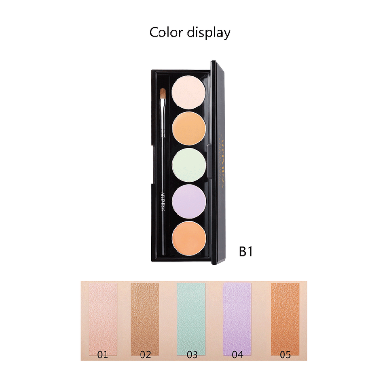 Bảng che khuyết điểm FIVES COLOR SHADING CREAM 7.5g