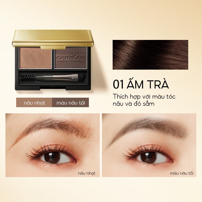 Phấn kẻ mày Carslan Double Effect 3g