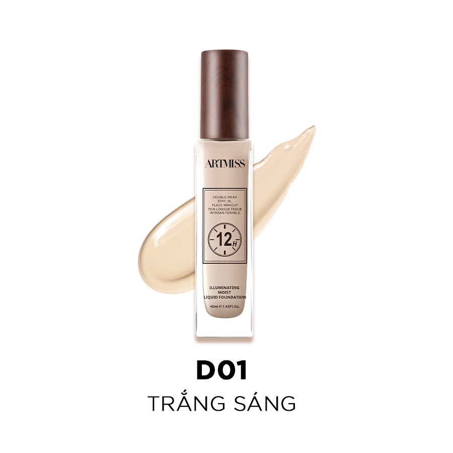 Kem nền 12h ILLUMINATING MOIST LIQUID FOUNDATION 40ml