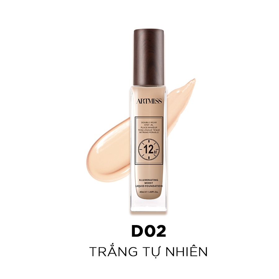 Kem nền 12h ILLUMINATING MOIST LIQUID FOUNDATION 40ml