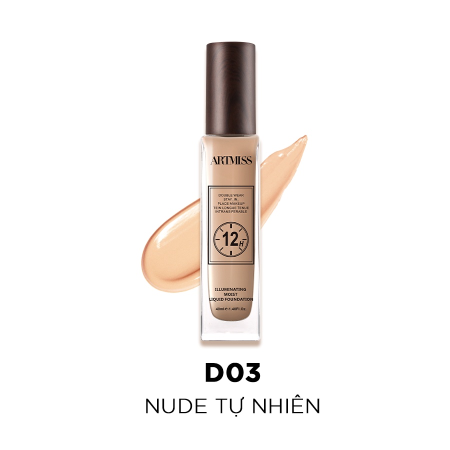Kem nền 12h ILLUMINATING MOIST LIQUID FOUNDATION 40ml