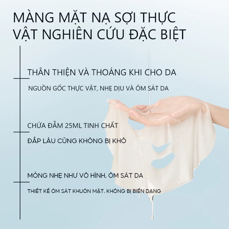 Bộ Mặt Nạ Hapsode – Dưỡng Ẩm, Dịu Da & Trắng Sáng - Hộp 5 Miếng