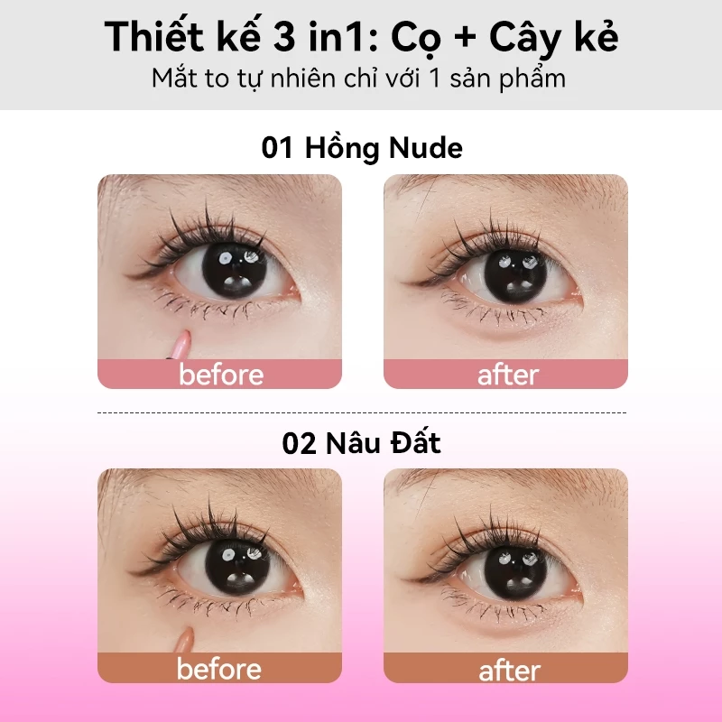 Bút chì kẻ viền môi PINKPUNK đa năng