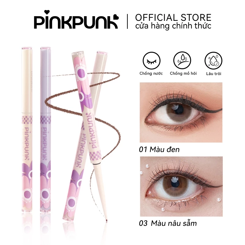 Chì kẻ mắt PinkPunk – Đầu siêu mảnh 1.5mm, lâu trôi, chống nước hiệu quả