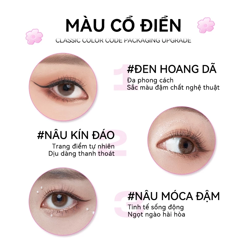 Chì kẻ mắt PinkPunk – Đầu siêu mảnh 1.5mm, lâu trôi, chống nước hiệu quả