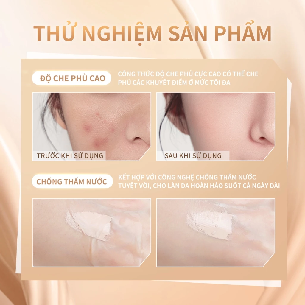 Kem Nền FOCALLURE Dạng Lỏng – Làn Da Hoàn Hảo, Tự Nhiên Như Không Trang Điểm