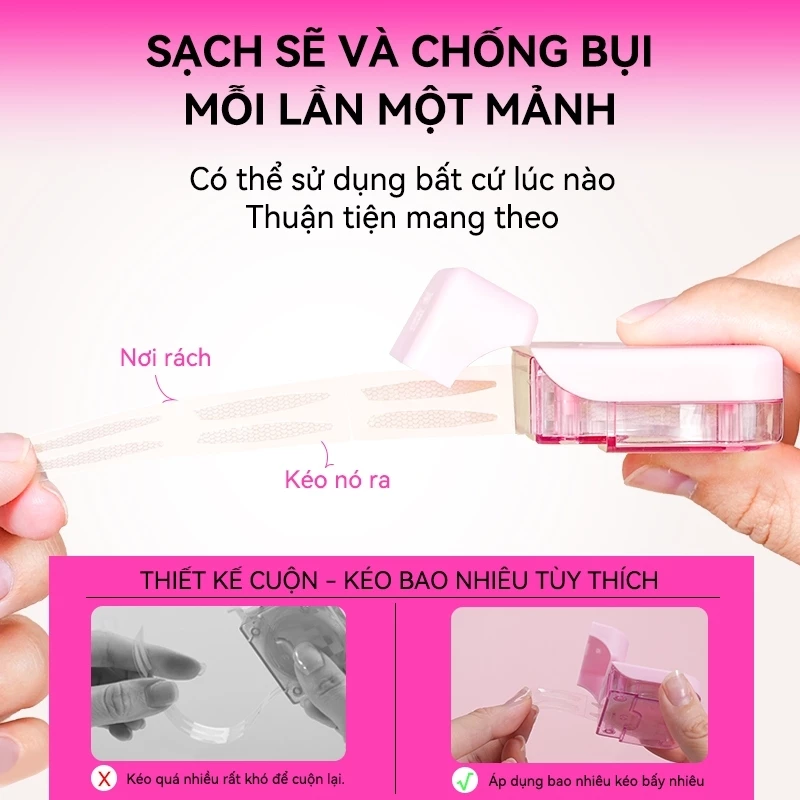 Kích mí PINKPUNK tàng hình không thấm nước