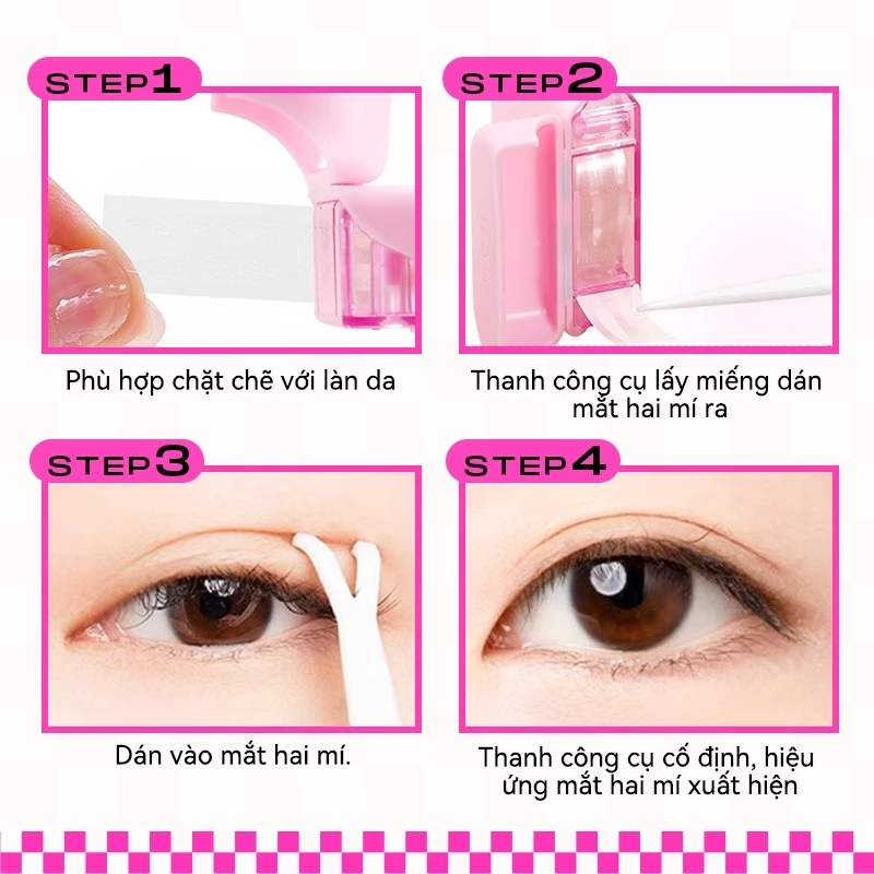 Kích mí PINKPUNK tàng hình không thấm nước