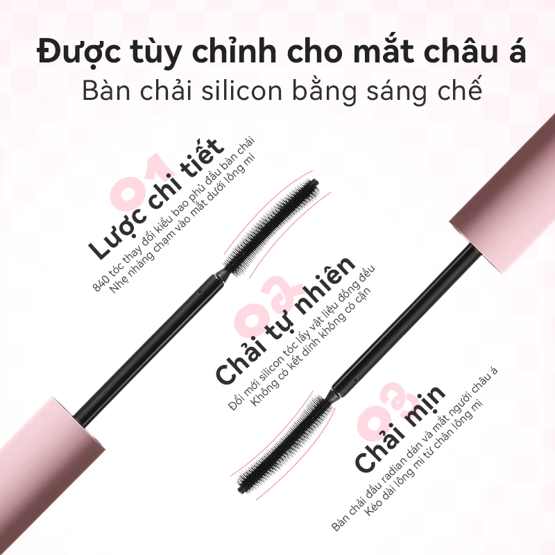 Mascara lông mày PinkPunk – Định hình tự nhiên, chống nước, bền màu cả ngày