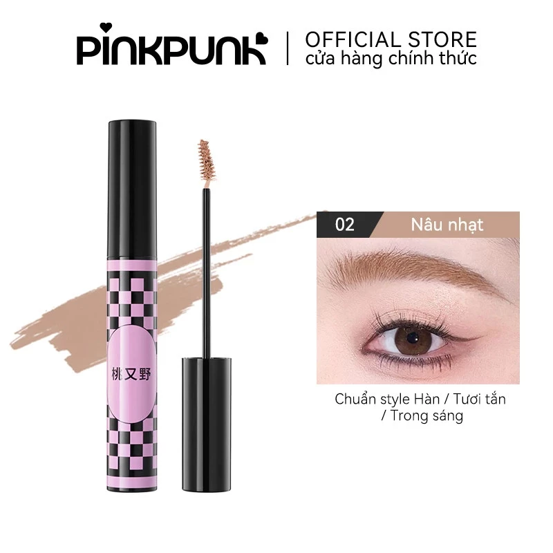 Mascara lông mày PinkPunk – Định hình tự nhiên, chống nước, bền màu cả ngày