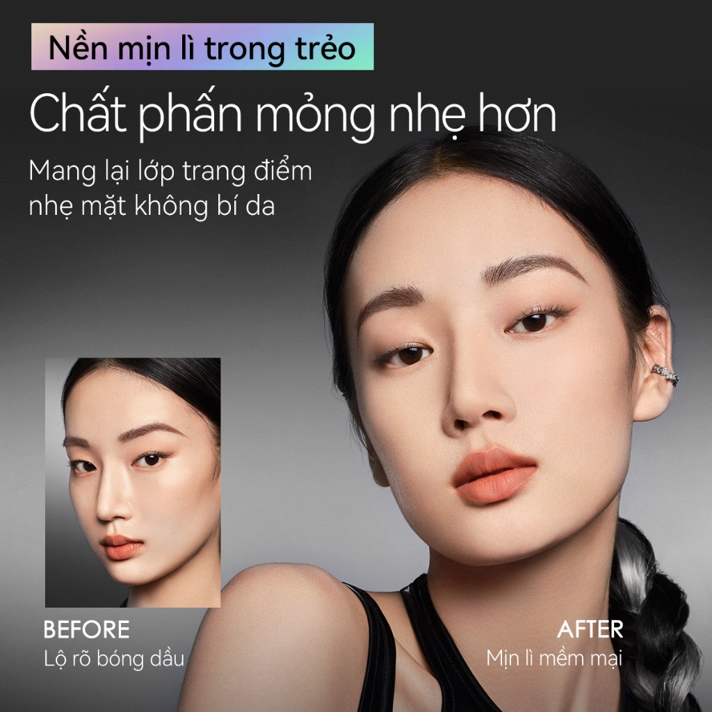 Phấn Nén Lâu Trôi Carslan 2.0 Black Magnet Soft Mist Powder 8g Bản Thường - Trong Suốt