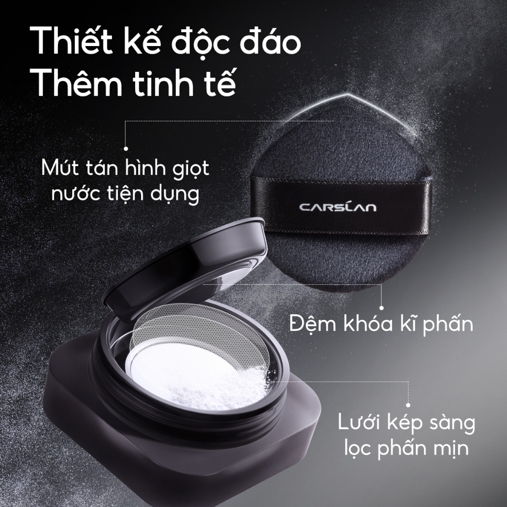 Phấn Phủ Carslan Dạng Bột Soft Focus Make Up Powder 8g 1.0 - Siêu Kiềm Dầu Tím