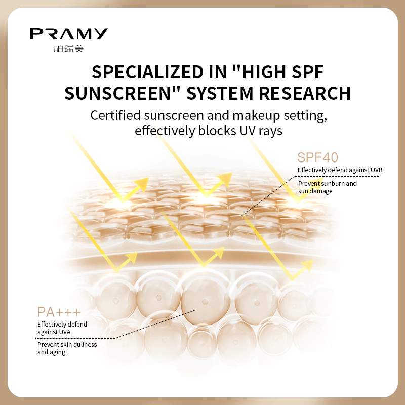 Phấn Nén Chống Nắng Pramy SPF50+ PA+++ Chống Nắng, Kiềm Dầu 7g