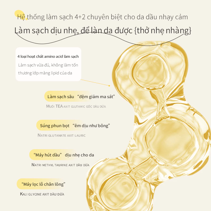 Sữa Rửa Mặt Tạo Bọt Dưỡng Ẩm Dịu Nhẹ Hapsode Cho Da Nhạy Cảm Và Khô - MOISTURE PURIFYING CLEANSING MOUSSE