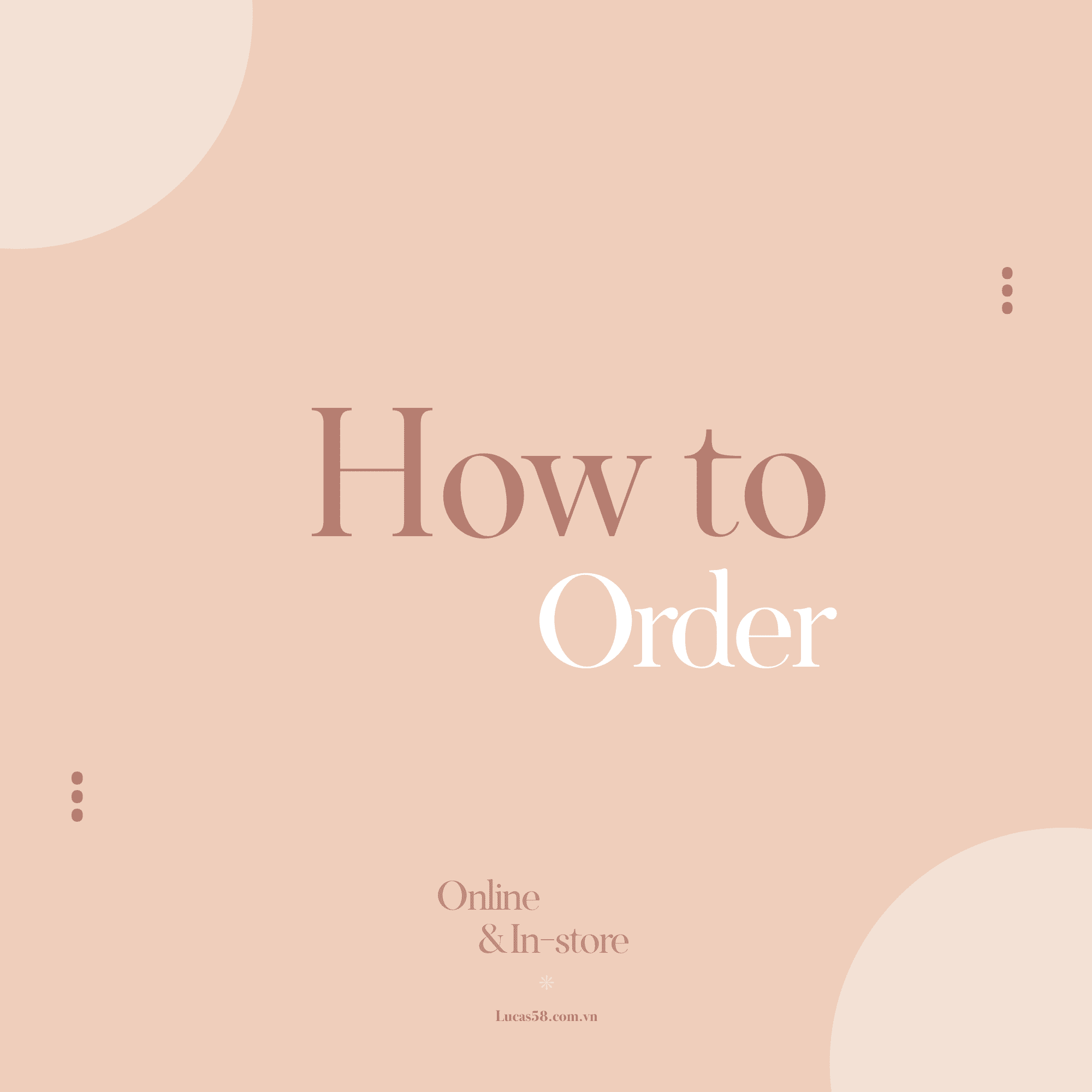 HOW TO ORDER