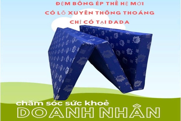 Đệm bông ép doanh nhân dada cao cấp