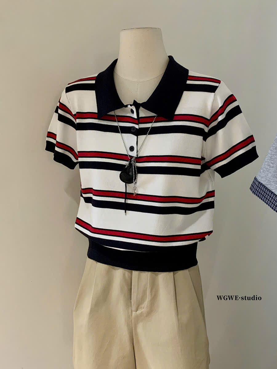 5776# Áo polo phối màu