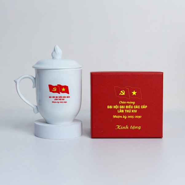 Cốc sứ in logo